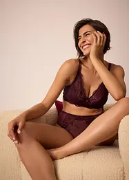 Bralette med broderi, bonprix