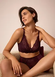 Bralette med broderi, bonprix