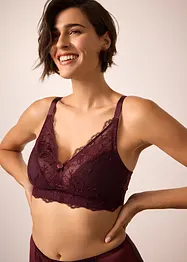 Bralette med broderi, bonprix