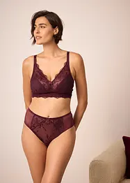 Bralette med broderi, bonprix