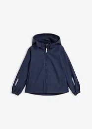 Vattenavvisande regnjacka med foder och huva för barn, bonprix