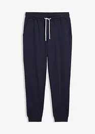 Joggingbyxa med ribbad mudd i bensluten, bonprix