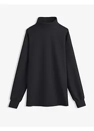 Sweatshirt med ståkrage i stabil trikå, bonprix