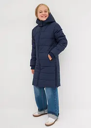 Kviltad kappa med avtagbar huva, bonprix