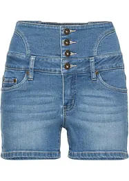 Jeansshorts med hög midja, bonprix