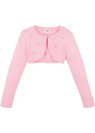Stickad bolero med fjärilsapplikation, bonprix