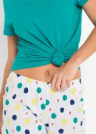 Capripyjamas av ren bomull, bonprix