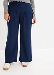 Utsvängd byxa, High Waist, bonprix