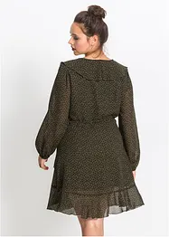 Miniklänning med omlottlook, bonprix