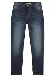 Fleecefodrade jeans, Slim Fit, Straight, bonprix