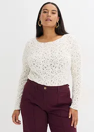 Spetsbody med mysig yta, bonprix