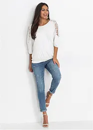 Oversizetopp av viskosmix, bonprix