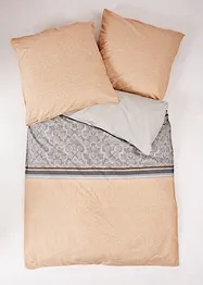 Påslakanset i perkal med rand- och ornamentmönster, bonprix