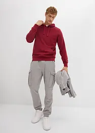 Sweatshirt med huva, bonprix