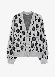 Mönstrad cardigan, bonprix