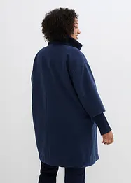 Kort kappa med yllelook, bonprix