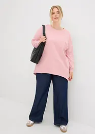 Oversizesweatshirt i ren bomull, bonprix