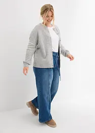 Topp med 3/4-ärmar, ekologisk bomull, bonprix