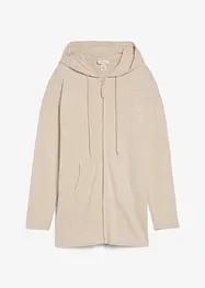 Cardigan i fintrådig viskosmix, bonprix
