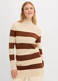 Lång stickad tröja, bonprix
