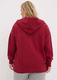 Lång munkjacka i mjuk frotté, bonprix