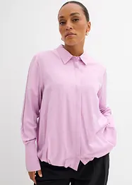 Satinblus av viskosmix, bonprix