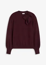 Tröja med rosettapplikation, bonprix