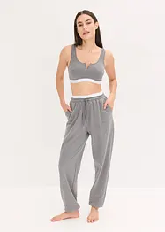 Sweatbyxa med sidfickor, bonprix
