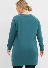 Klänning av mjuk frotté, bonprix