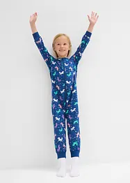 Sovoverall för barn i ekologisk bomull + dockpyjamas (2 delar), bonprix