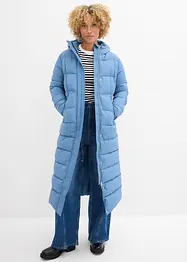 Lång täckkappa med huva, bonprix