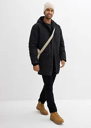 Hybridtermoparkas med återvunnet dun och kviltad insida, Essentials, bonprix
