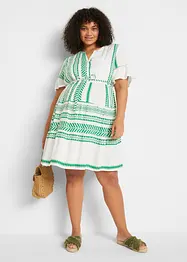 Mamma-/amningsblusklänning i böljande viskos, bonprix