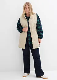 Blus i flanell av ren bomull, bonprix