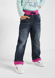Sköna jeans med fleecefoder, bonprix