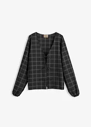 Oversized blus av mjuk viskos, bonprix