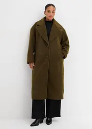 Enkelknäppt oversizekappa, bonprix