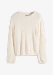 Tröja med plyschkänsla, bonprix