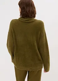 Oversize-tröja med sjal, bonprix