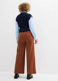 Manchesterbyxa med bekväm high waist, bonprix