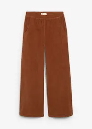 Manchesterbyxa med bekväm high waist, bonprix