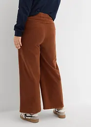 Manchesterbyxa med bekväm high waist, bonprix