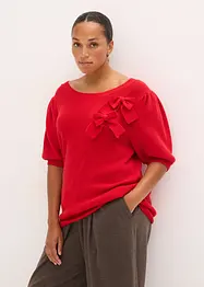 Tröja med rosettapplikation, bonprix