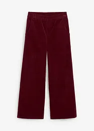 Manchesterbyxa med bekväm high waist, bonprix
