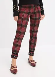 Jeggings med guldiga nitar, bonprix