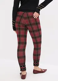 Jeggings med guldiga nitar, bonprix