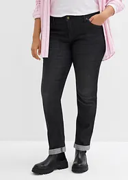 Straight Jeans Mid Waist, Stretch, bonprix