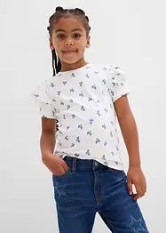 T-shirt av elastisk bomullsmix, bonprix