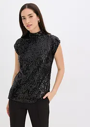 Jumpsuit med paljetter, bonprix