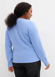 Ribbstickad cardigan, bonprix
